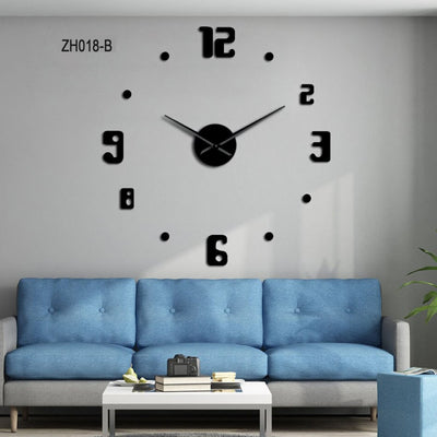 RELOJ ANÁLOGO ADHESIVO 3D