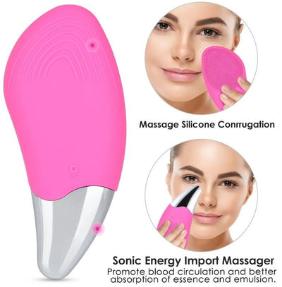 CEPILLO DE LIMPIEZA FACIAL CON VIBRACIÓN