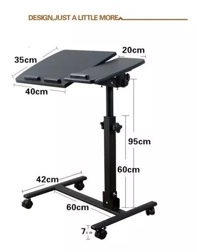 Mesa para computador plegable ajustable.